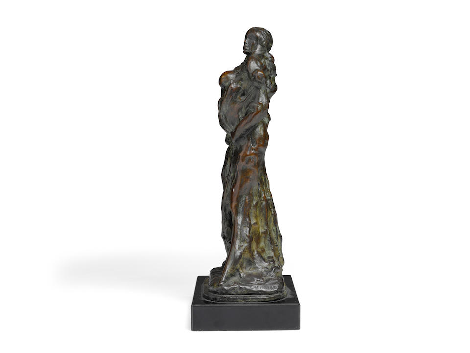 Gaston Lachaise (1882-1935) Woman (Statuette) [LF 115] 10 3/4in (27.3cm) high on a 3/4in (1.9cm) high marble base (Modeled in 1912; Cast in 1984.)