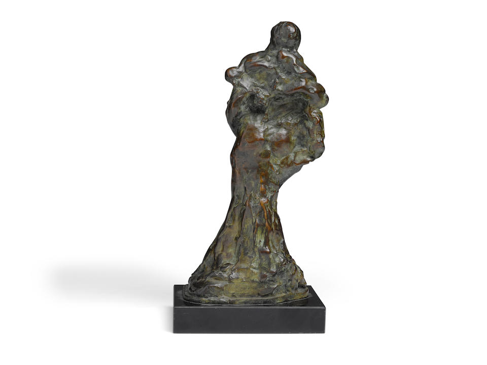 Gaston Lachaise (1882-1935) Woman (Statuette) [LF 115] 10 3/4in (27.3cm) high on a 3/4in (1.9cm) high marble base (Modeled in 1912; Cast in 1984.)