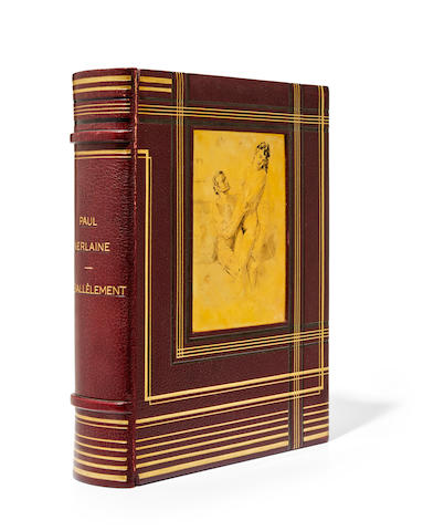 VERLAINE, PAUL. 1844-1896. LOBEL-RICHE, ALM&#201;RY, illustrator. 1877-1950. Parall&#232;lement.  Paris: Paul Haasen, [1943].