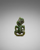 Thumbnail of Exceptional and Rare Maori Anthropomorphic Pendant, New Zealand, ca. 1600-1700 image 2