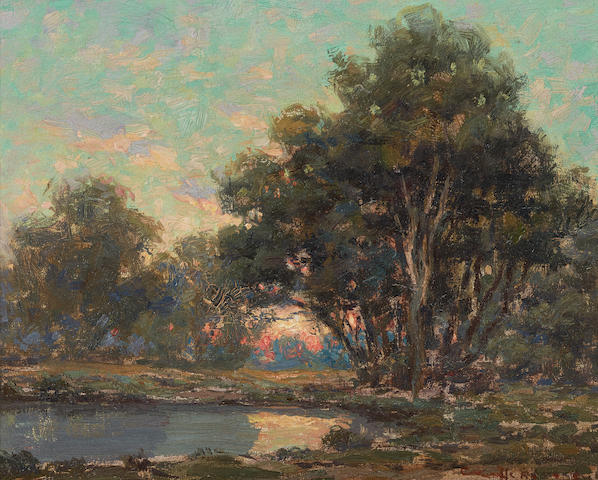Granville Redmond (1871-1935) Arboretum Site 8 x 10in