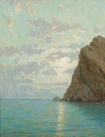Granville Redmond (1871-1935) Catalina Harbor 14 x 11in