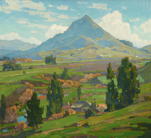 William Wendt (1865-1946) The Soil 30 x 36in