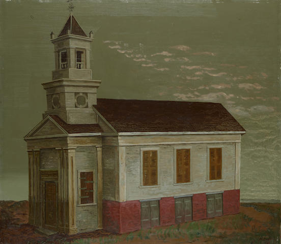 Morris Kantor (1896-1974) South Truro Church 24 1/8 x 27in (61.3 x 68.6cm) (Painted in 1934.)