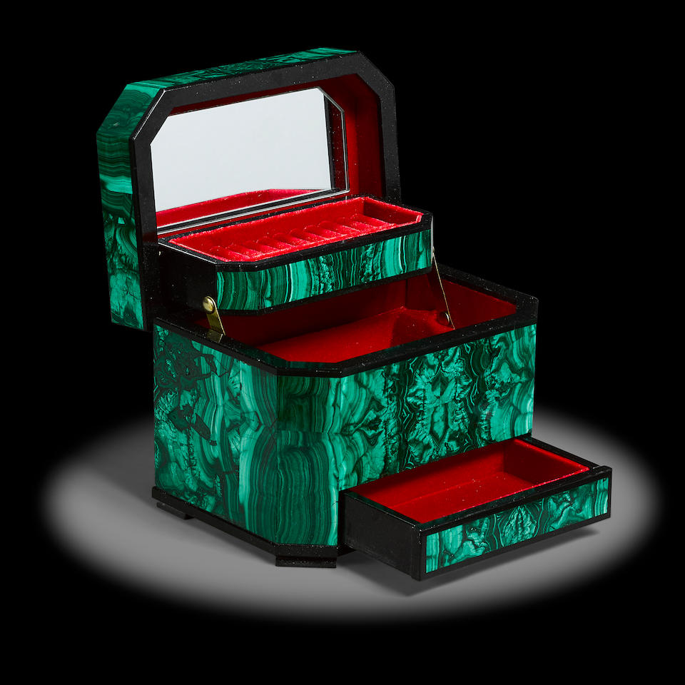 Malachite Jewelry Box