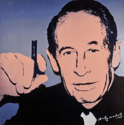 After Andy Warhol (1928-1987); Portrait of Philip Rosenthal;