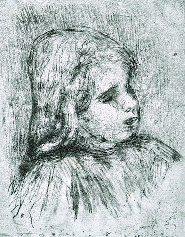 Pierre-Auguste Renoir (1841-1919); Claude Renoir, de Trois-Quarts &#224; Droite;