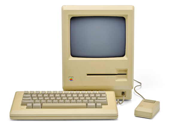 APPLE MACINTOSH PROTOTYPE. Prototype of the Macintosh Personal Computer, with 5-1/4 inch Twiggy disk drive, image 2