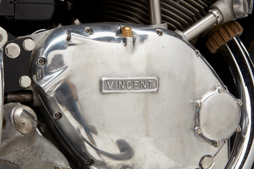 1950 Vincent 499cc Comet Frame no. RC/1/6401 Engine no. F5AB/2A/4501