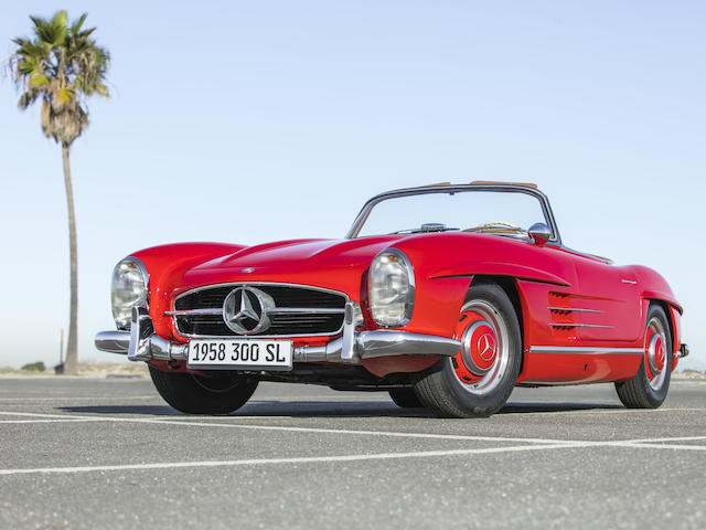 <b>1958 Mercedes-Benz 300 SL Roadster</b><br />Chassis no. 198.042.8500284<br />Engine no. 198.980.8500283<br />Body no. A198.042.8500282