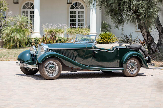 <b>1934 Mercedes-Benz 500K Four-Passenger Tourer</b><br />Chassis no. 123689<br />Engine no. 123689