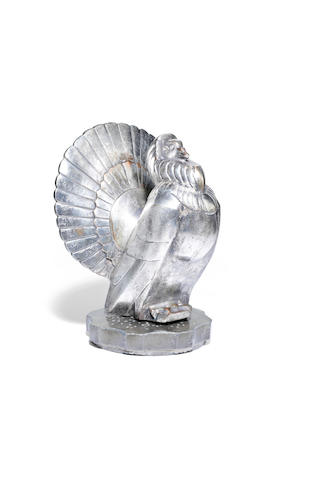 A rare "Fantail" mascot by F. Bazin, French, 1920s,