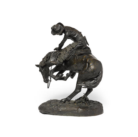 Frederic Remington (1861-1909) The Rattlesnake 24 3/4in high (Modeled in 1904, cast in 1913.)