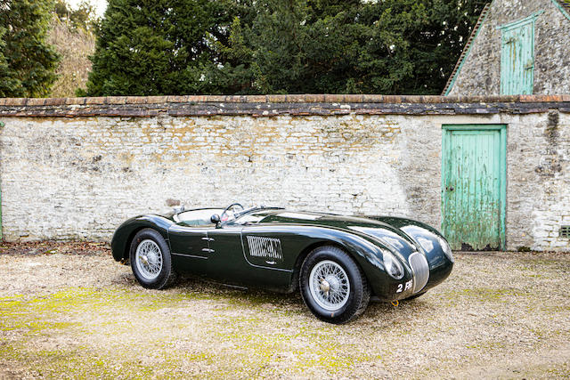 <b>1952 Jaguar C-Type Sports Racing Two-Seater</b><br />Chassis no. XKC 014<br />Engine no. E-1014-8