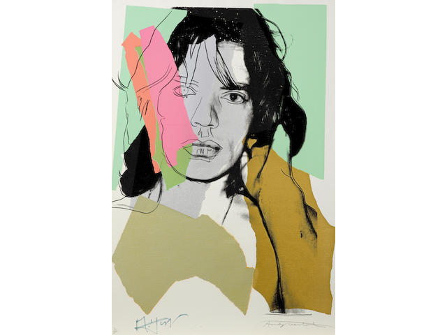 Andy Warhol (1928-1987); Mick Jagger, from Mick Jagger Portfolio;