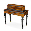 Thumbnail of A SWISS PART EBONIZED AND INLAID WOOD MUSIC BOX ON STAND WITH SIX CYLINDERS19th century image 2