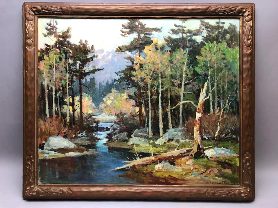 Jack Wilkinson Smith (1873-1949) A river in the Sierras 25 x 30in framed 30 x 35in