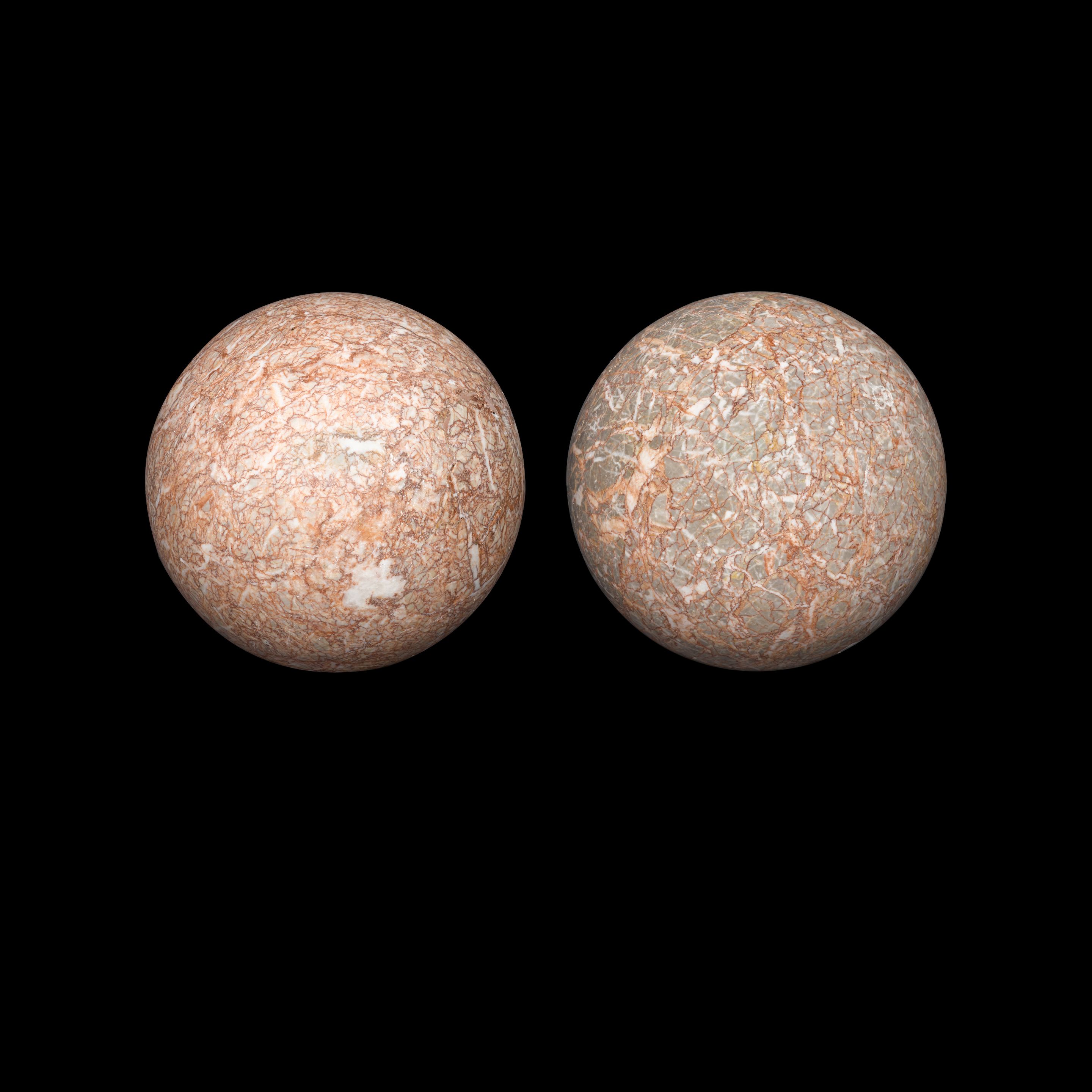 Two Marble Spheres