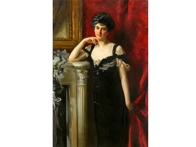 John Singer Sargent (1856-1925) Mrs. John C. Tomlinson 58 1/8 x 37 7/8in (147.6 x 96.2cm) (Painted circa 1904.)
