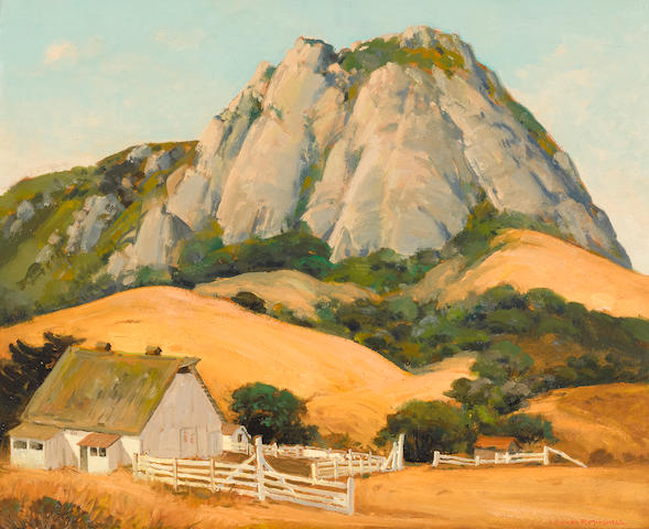 Alfred R. Mitchell (1888-1972) San Luis Obispo Ranch 16 x 20in framed 25 x 29in