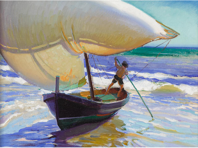 Arthur Grover Rider (1886-1975) Sun and Sail 17 x 21in (framed 24 x 28in)