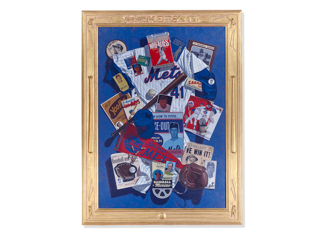 Gary Erbe (born 1944) Those Amazin' Mets 64 x 45in (162.6 x 114.3cm) (Painted in 2005-06.)