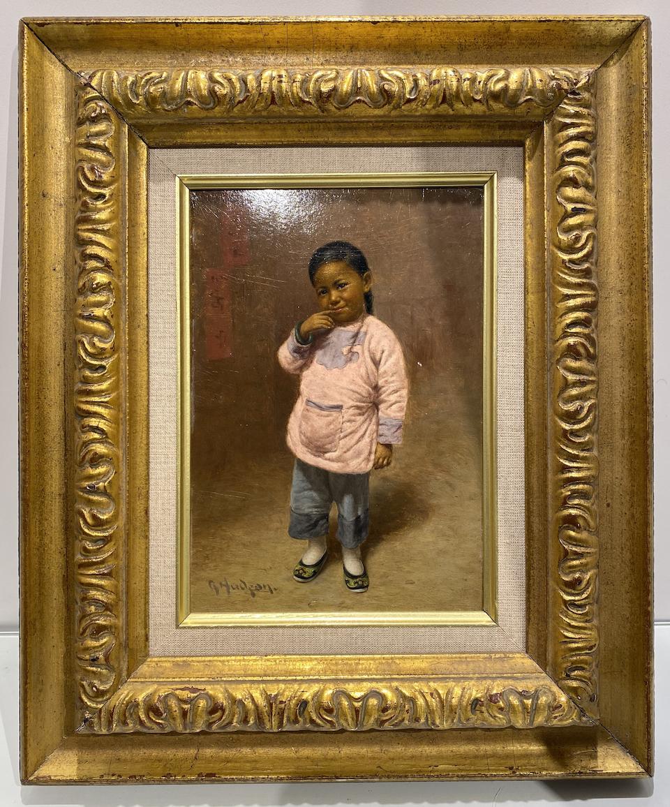 Grace Carpenter Hudson (1865-1937) The Beautiful (Leu Mi Gayo) 8 x 6in framed 13 x 11in (Painted in 1901.)