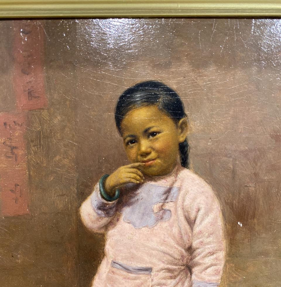 Grace Carpenter Hudson (1865-1937) The Beautiful (Leu Mi Gayo) 8 x 6in framed 13 x 11in (Painted in 1901.)