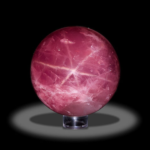 星光馬粉晶球