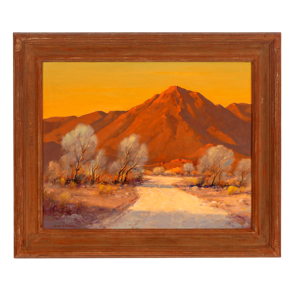Alfred R. Mitchell (1888-1972) Smoke trees 24 x 30in framed 32 1/4 x 38in