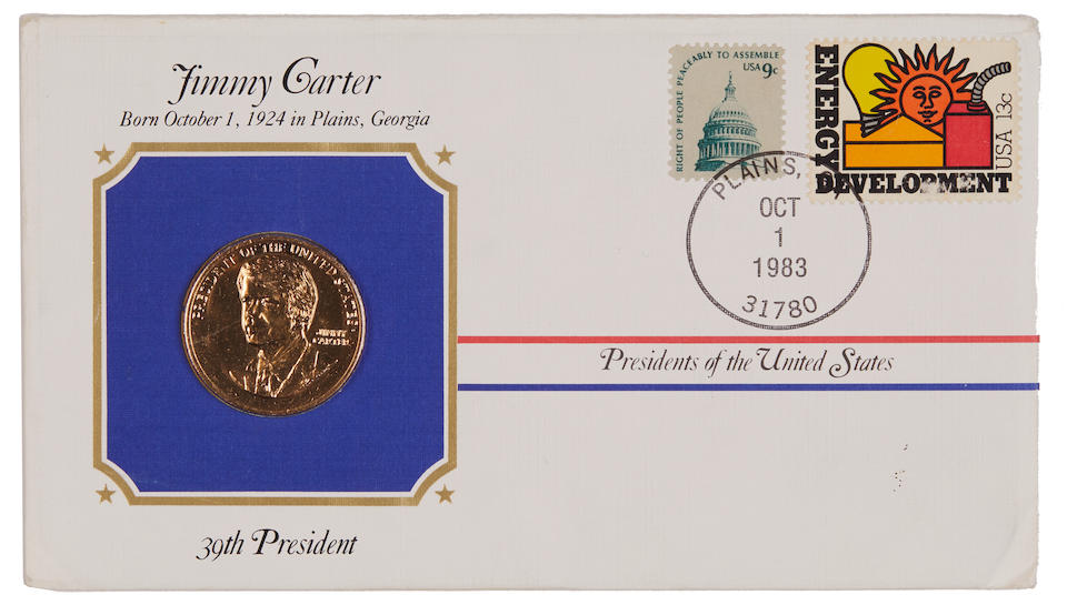 JIMMY CARTER MEMORABILIA. A group of Jimmy Carter presidential memorabilia,