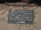 Thumbnail of J.F.K.'S AIR FORCE ONE BOMBER JACKET GIVEN TO DAVID POWERS. An original U.S. Government issue G-1 flight jacket, with sewn patch of the Seal of the President of the United States over the right breast, originally owned by President John F. Kennedy and gifted to David Powers circa 1962-1963, image 5
