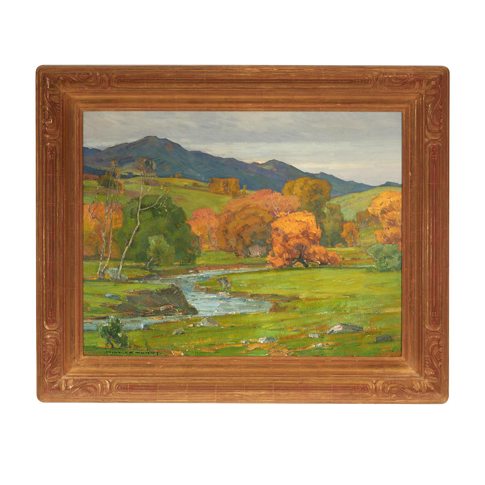 William Wendt (1865-1946) The Creek 28 x 36in framed 37 x 46in