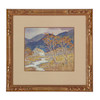 Thumbnail of Mary DeNeale Morgan (1868-1948) Carmel Valley 11 x 12 1/2in framed 21 x 21 1/2in image 2
