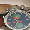 Thumbnail of HEUER. A RARE STAINLESS STEEL MANUAL WIND CHRONOGRAPH WRISTWATCH Skipper Skipperera, Ref 7753, c. 1970 image 2
