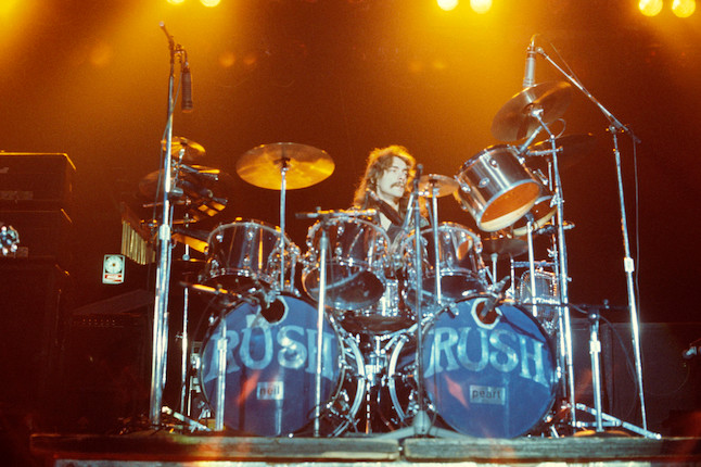 NEIL PEART'S CHROME SLINGERLAND DRUM KIT USED WITH RUSH FROM 1974-1977. image 5