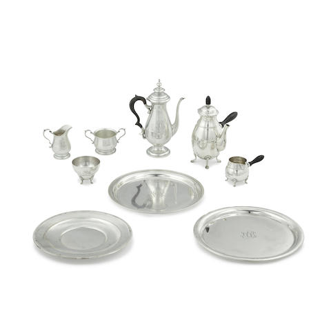 A GROUP OF AMERICAN STELRING SILVER TABLE ARTICLES by various makers, 20th century
