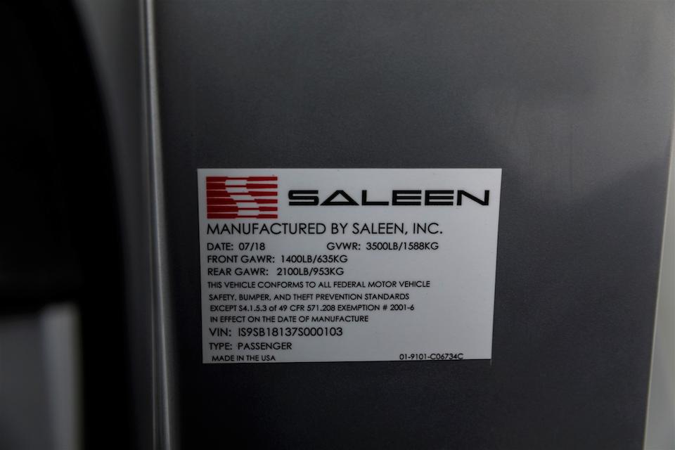 2007 Saleen S7-LM  VIN. 1S9SB18137S000103