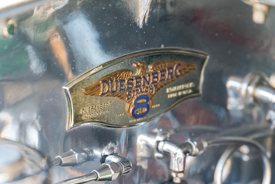 <b>1933 Duesenberg Model J 'Sweep Panel' Dual-Cowl Phaeton  </b><br />Chassis no. 2355 (see catalog) <br />Engine no. J-281 (see catalog)<br />Body no. 1007 (see catalog)