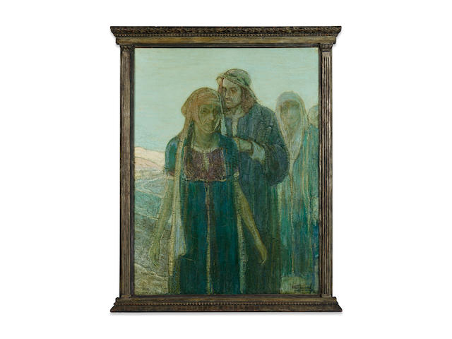 Henry Ossawa Tanner (1859-1937) Return from the Cross 39 7/8 x 29 7/8in (101.3 x 75.9cm) (Painted circa 1934-35.)