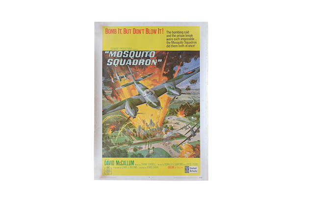 A Mosquito Squadron movie poster, 1969,