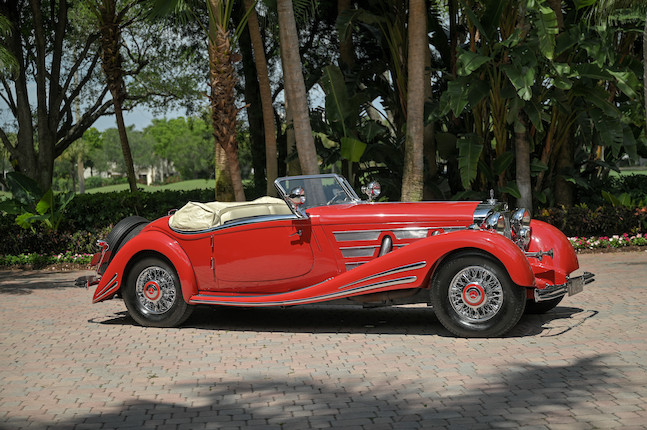 1934 Mercedes-Benz 500/540K (Factory Upgrade) Spezial Roadster  Chassis no. 105136 Engine no. 105136 image 1