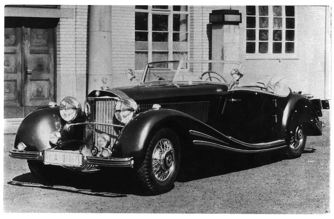 1934 Mercedes-Benz 500/540K (Factory Upgrade) Spezial Roadster  Chassis no. 105136 Engine no. 105136 image 5