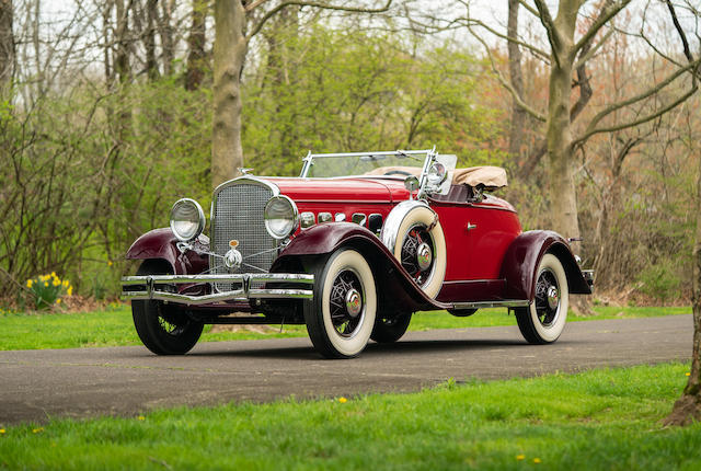 <b>1931 Hudson Greater Eight Boattail Roadster  </b><br />Chassis no. 924469 <br />Engine no. 45937