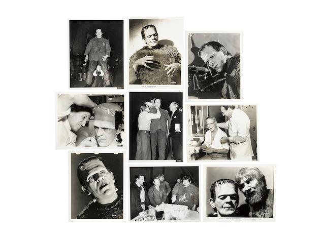 A Boris Karloff and Bela Lugosi large photographic archive from Son of Frankenstein
