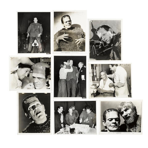 A Boris Karloff and Bela Lugosi large photographic archive from Son of Frankenstein