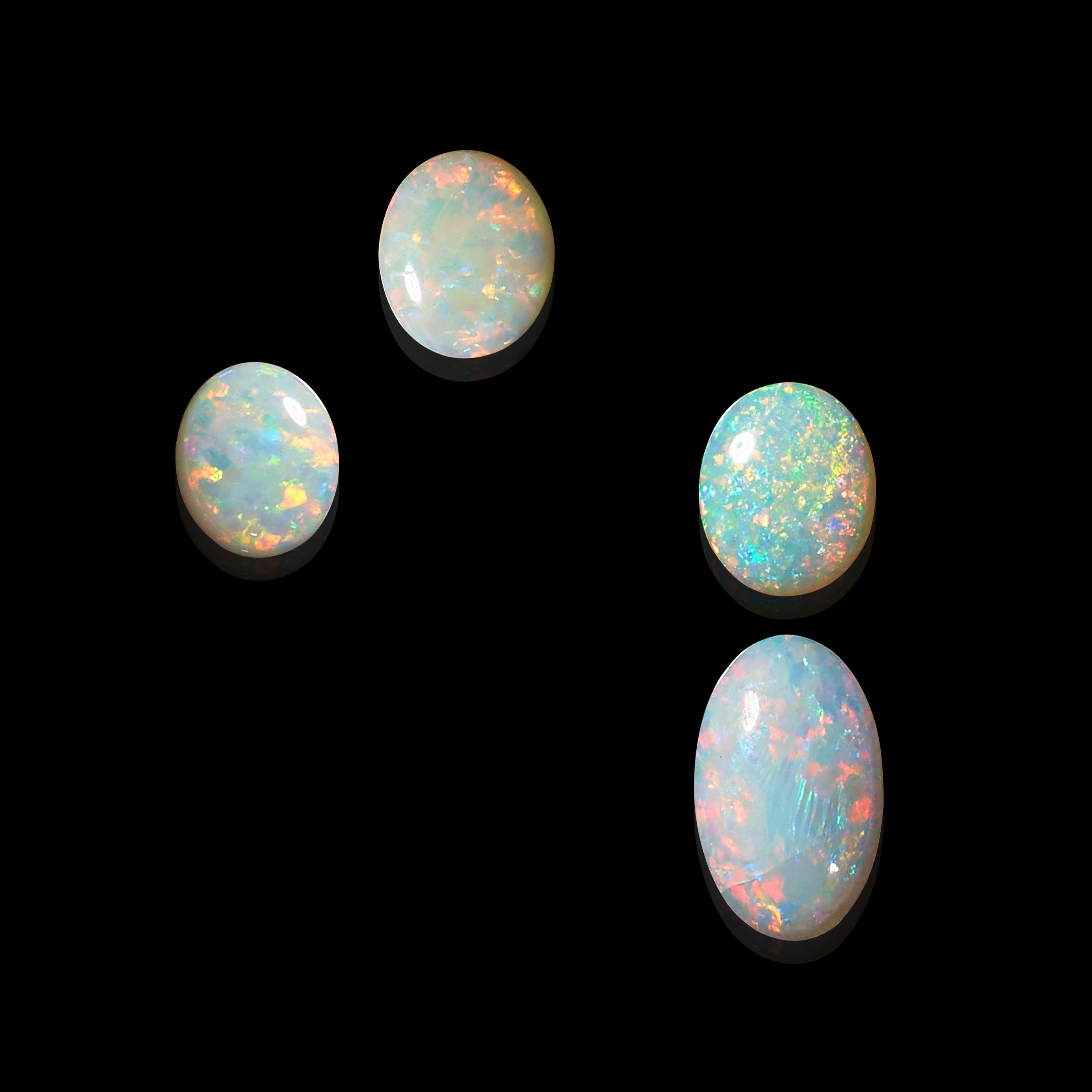 Four Opal Cabochons