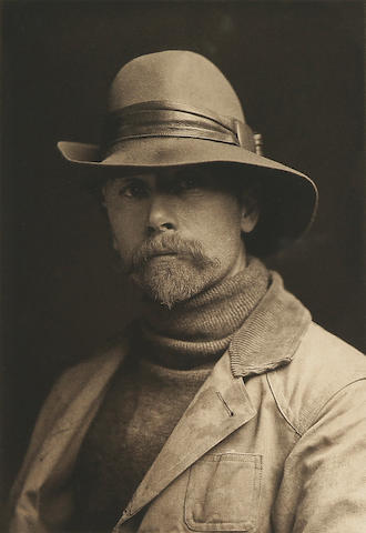 Edward S. Curtis (1868-1952); Self Portrait in Field Attire;