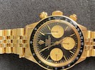 Thumbnail of ROLEX. AN EXCEPTIONAL AND RARE 14K GOLD MANUAL WIND CHRONOGRAPH BRACELET WATCH Cosmograph, Ref 6263/5, c.1977 image 9