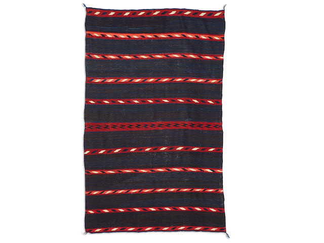 A Navajo Late Classic Moki blanket